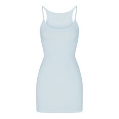 COTTON RIB MINI CAMI DRESS | OPAL Ribbed Bodycon Tank Top For Summer, Casual Solid Mini Dress With Seamless Detail, Casual Bodycon Mini Slip Dress, Casual Solid Seamless Mini Dress, Seamless Mini Length Tank Top For Summer, Everyday Cotton Mini Dress, Cotton Mini Dress For Everyday, Casual Fitted Slip Dress For Loungewear, Fitted Casual Slip Dress For Loungewear