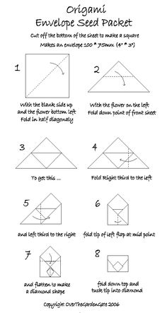 how to make origami envelope with instructions