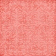 an orange and pink background with white swirls on the edges, in shades of red