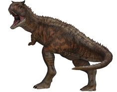 a large dinosaur with its mouth open and it's teeth wide open, standing in front of a white background