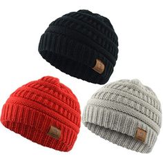 Zando Baby Knit Hats Soft Warm Infant Toddler Beanie Cute Babies Hat Boys and Girls Notice: 1.Pull On Closure 2.Fashion Style: This knit hat is suitable for fall and winter, keep your baby warm all day long 3.Design: Knit beanie is designed for infants, cute and comfortable. One size suitable for 6-36 Months old baby 4.Hand Wash Only About US: Zando will always stick to the target of high quality, good faith, unique brand and long-term development. The corporate philosophy is to direct our effor Toddler Winter Hat, Baby Knit Hat, Cute Winter Hats, Toddler Beanie, Christmas Beanie, Chunky Babies, Baby Winter Hats, Chunky Hat, Baby Beanies