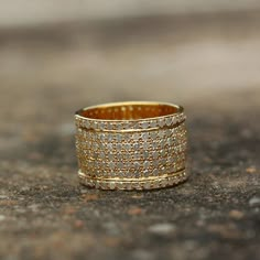 ⚫ This ring made with natural pave diamonds in solid 14k yellow gold.⚫ Loose Diamond Band Rings Fine Jewelry.⚫ Cocktail Ring,Natural Diamond Ring, Black Diamond Ring, Diamond Ring, Gemstone Ring, Everyday Jewelry.⚫ Special customize for Mother's day, Anniversary, Birthday Gift, Valentine, Christmas. ⚫ Item Details:Gross Weight:- 9.64 Grams14k Yellow Gold Weight:- 8.95 GramsDiamond Weight:- 3.43 CtRing Size:- 20 x 13 MMItem SKU:- AR-3281Gemstone color may vary due to natural and availability.This Luxury Band Jewelry For Engagement, Luxury Hammered Rings For Anniversary, Luxury Hammered Stackable Rings For Anniversary, Luxury Handmade Stackable Rings For Gifts, Luxury Historical Design Rings As Gift, Luxury Yellow Gold Stackable Solitaire Rings, Luxury Hammered Band For Anniversary, Luxury Handmade Stackable Fine Jewelry Rings, Luxury Yellow Gold Stackable Rings For Wedding