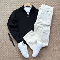 Mens Pants Fashion Casual, Mens Sweat Suits, Fashion Edgy, Mens Casual Outfits Summer, Sweat Suit, Smart Casual Men