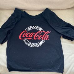 Nwot L/S Cute Coca-Cola T Shirt Size Is Xs Coca Cola, Long Sleeve Tees, Womens Tops, Tops & Tees, Long Sleeve, T Shirt, Women Shopping, Black, Color