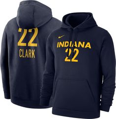 Design Pullover fleece hoodie inspired by WNBA jerseys Standard fit Kangaroo pocket offers storage Soft lined hood is draw cord adjustable Style and Team Spirit Features printed team graphics on chest Additional Details Machine washable Officially licensed product Nike Fan Apparel Hoodie With Drawstring Hood, Nike Hoodie With Drawstring Hood For Fan Gear, Nike Fan Apparel Sweatshirt With Drawstring Hood, Nike Hoodie With Drawstring Hood For Sports, Nike Collegiate Hoodie With Drawstring Hood, Indiana Fever, Caitlin Clark, Pullover Fleece, Wnba