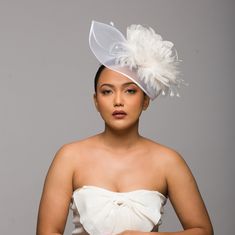 This white fascinator is a must have for any special occasion.  Occasion: Apart from derby, fascinator is ideal for other spring or summer events like brunch, cocktail, sundowner, pre wedding theme events, destination wedding, anniversary, bachelorette party, engagement, bridal shower, polo sports event or make someone feel special with one of a kind luxury gift. The design will make you stand out by enhancing your outfit. The lightweight construction is comfortable and easy to wear for hours on Veil Fascinator, Too Faced Highlighter, White Fascinator, Fascinator Wedding, Face Cut, Derby Fascinator, Wedding Bridal Veils, Sports Event, Birdcage Veil