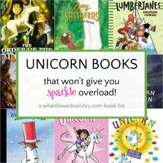 the unicorn books that won't give you sparkle overload are featured in this post