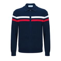 - Gebreide polo
- Garen van 100% katoen
- Ongevoerd
- Regular fit Creepy Old Man, Retro Cardigans, Zip Cardigan, Vintage Chest, India And Pakistan, Casual Cardigans, Racing Stripes, Zip Up Sweater, America And Canada