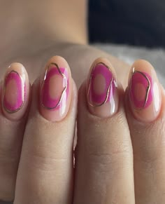 Classy Almond Nails, Ideas Uñas, Gel Toe Nails, Purple Acrylic Nails, Vintage Nails, Subtle Nails, Nails Now, Simple Acrylic Nails, Blush Nails