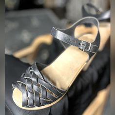 Gorgeous Braided Swedish Hasbeens With The Highest Heel. Perfectly Worn In For Comfort And A Chic Vintage Vibe. Incredibly Comfortable! Swedish Hasbeens, Vintage Vibe, Chic Vintage, Vintage Vibes, Vintage Chic, Women's Shoes Sandals, Shoes Sandals, High Heels, Women Shoes