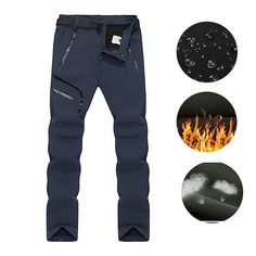 Season:Autumn / Fall,Winter; Fabric:Polyester,Fleece; Gender:Men's; Activity:Winter Sports,Camping / Hiking / Caving,Traveling,Ski / Snowboard,Camping / Hiking; Clothing Type:Bottoms,Pants / Trousers; Function:Comfortable,Ripstop,Zipper Pocket,Scratch Resistant,Thick,Breathable,Water Resistant,Thermal Warm,Windproof; Sports Clothing Sub Category:Hiking Pants Trousers,Softshell Pants,Work Pants,Fleece Lined Pants; Height:; Hip:; Pants Length:; Waistline:; Weight (kg): Waterproof Hiking Pants, Mens Outdoor Clothing, Work Pants Women, Lined Pants, Hiking Pants, Ski Snowboard, Black Fleece, Ski And Snowboard, Outdoor Outfit