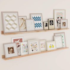 PRICES MAY VARY. 【Solid Wood Nursery Shelves】The wall shelves are crafted from Paulownia wood which are lightweight yet proportionately strong, sustainable real wood. The picture ledge wall shelf is SAME SIZE as each other (L 55" x D 5.12" x H 2.2") and is such an easy way to display photos without making lots of holes in your walls. They come fully assembled and all mounting hardware is included in the package. 【Multiple combinations, More creativity】 You can connect two or more shelves togethe Picture Shelf Wall, Wall Bookshelves Kids, Lip Natural, Long Shelves, Long Picture, Shelf Above Bed, Kids Room Bookshelves, Books Kids Room, Wall Mounted Corner Shelves