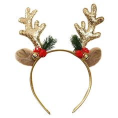 Christmas Ornament Adult Children Hair Accessories Bell Plush Gold Antler Headband Headdress Loose Powder Antler Headband Features: The bell rang, but it was not class, but the Christmas party was about to begin. Children's laughter filled the classroom, Christmas was full of ! The Christmas list is that the cold winter will not people's enthusiasm for Christmas . Go decorate your Christmas. A very suitable choice to attend Christmas. Product Description: Specification: Material:Mesh Package Lis Deer Antlers Headband, Cosplay Hair Accessories, Girls Christmas Party, Reindeer Ears, Reindeer Horns, Deer Ears, Antler Christmas, Antler Headband, Reindeer Headband