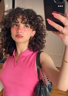 Short black curly hair2024 Layer Short Curly Hair, Shaggy Curly Mullet For Women, Choppy Curly Haircuts, Short Curly Haircuts Aesthetic, Haircuts For Curly Hair Over 50, Curly Haircuts Aesthetic, Wolfcut Curly Hair Short 3b, Short Curly Shags, Curly Haircut Wolfcut