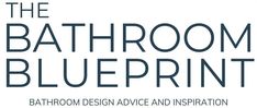 the bathroom blueprint logo on a white background