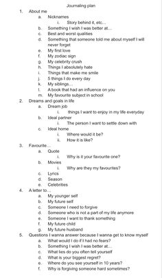 I made a list about what I want to journal. You can follow my list or either pick out a few prompts you like. What Should I Write About In My Journal, What Do I Write In A Journal, Cute Journalling Ideas, Ideas To Journal, What To Write On Journal, What Is Journal Writing, How To Write A Journal Ideas, How To Write Journal Ideas, How To Write A Diary Ideas