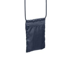 a small blue bag hanging from the side