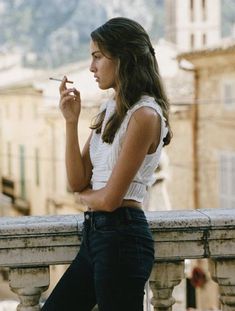 Abercrombie Girls, Aesthetic Women, French Girl, Female Portrait, New Yorker, Celebrities Female, Balcony, Style Me, A Woman