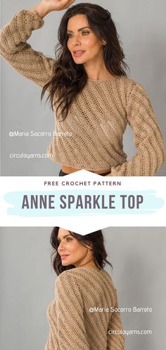 Crochet Anne Sparkle Top Crochet Spring Top, Crochet Top Step By Step, Crochet Mesh Top, Diy Crochet Top, Girly Tops, Super Easy Crochet, Cup Pattern, Crochet Summer Dresses, Making Clothes