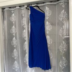 Cute Asymmetrical Hem Dress From Shein Royal Blue Never Worn! Perfect For Spring, Summer, Or Vacation Vibes Blue One Shoulder Dress With Asymmetrical Neckline For Evening, Blue One-shoulder Dress With Asymmetrical Neckline For Evening, Blue Sleeveless One Shoulder Evening Dress, Blue Fitted One Shoulder Dress For Formal Occasions, Blue Fitted One Shoulder Formal Dress, Blue Dress With Asymmetrical Neckline For Formal Occasions, Formal Fitted Blue One Shoulder Dress, Blue Sleeveless One Shoulder Dress For Formal Events, Blue Sleeveless One-shoulder Dress For Formal Occasions