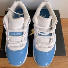 Hi, I Have These Seating On My Closet. Size 4 1/5 ( Young Boys ) Which Will Be A 6 1/2 On Women. They Have A Small Scratch On The Front But They Are Perfect Condition. I Worn Them 2 Times. I’m Open To Offers !!! Blue Jordan 11, Bg Color, Jordan 11s, Air Jordan 11 Retro Low, Blue Jordans, Jordan 11 Retro Low, Air Jordan 11 Retro, Womens Jordans, Jordan 11 Retro