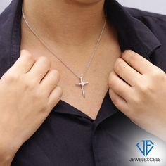 Unlike other cross pendants for women that turn out to be made of low-quality materials that break, rust, and become discolored, the JewelExcess Cross Pendant is expertly crafted out of 14k Gold over .925 Sterling Silver, for a stunning, premium-quality gold pendant necklace that lasts and lasts. Featuring a gorgeous 4k Genuine Opal stone centerpiece surrounded by real .01 ctw White Diamond accents, this gold cross pendant simply glows with elegance and impeccable workmanship. While other cross Sterling Silver Pendant Cross Necklace In Yellow Gold, Sterling Silver Yellow Gold Pendant Cross Necklace, Elegant Nickel-free Cross Pendant Necklace, Nickel-free Sterling Silver Cross Pendant Jewelry, Gold-tone Cross Pendant Jewelry Gift, Necklace Displays, Silver Bodies, Sterling Silver Cross Necklace, Unique Gifts For Mom