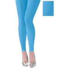 Add a little sparkle to your step with Light Blue Footless Tights! These long light blue leggings feature a shimmer finish and a nude top section. Wear them for a fun addition to tons of Halloween costumes! You can also cheer on your favorite team with these light blue tights and show off your favorite color! Light Blue Footless Tights product details:  62% nylon 31% metallic and 7% spandex One size fits up to women's size 8 Hand wash cold line dry  Intended for adult use only. Blue Stretch Party Hosiery, Blue Stretch Hosiery For Party, Blue Thigh High Legwear For Party, Blue Stretch Legwear For Party, Stretch Blue Legwear For Party, Party Blue Tight Tights, Blue Tight Tights For Party, Blue Stretch Footless Tights, Blue Footless Tights