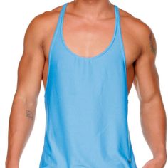 Gigo Ara Blue Tank Top Gigo New Collection Fall 2023 Bright Blue Men's Tank Top 96% Polyester + 4% Spandex Machine Wash Made In Colombia Light Blue Casual Summer Activewear, Casual Light Blue Summer Activewear, Blue Sleeveless Gym Tops, Sleeveless Blue Tops For Gym, Casual Blue Summer Activewear, Blue Tank Top For Gym In Summer, Blue Tank Top For Gym And Summer, Blue Summer Tank Top For Gym, Casual Light Blue Sleeveless Activewear