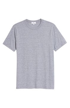 Soft jersey brings easy comfort to a wardrobe-staple T-shirt that's great for layering and great on its own. Style Name:Ag Bryce Slim Fit T-Shirt. Style Number: 6068981. Available in stores. Tshirt Molde, Basic T-shirt With Shirttail Hem For Layering, Heather Grey Cotton T-shirt For Loungewear, Gray Crew Neck T-shirt For Loungewear, Sporty Crew Neck T-shirt For Layering, Summer Layering Crew Neck T-shirt, Basic Gray T-shirt For Layering, Graphic Tee With Crew Neck In Jersey, Basic Crew Neck T-shirt For Loungewear