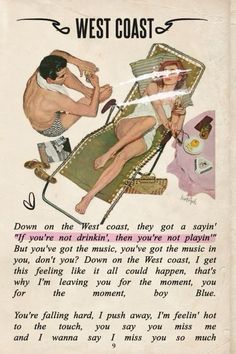 an old advertisement for west coast soap with a man and woman in the bathtub