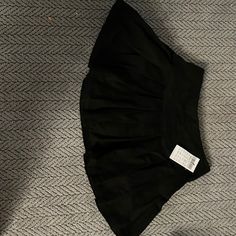 Brandy Melville Skirt, Size Small, Never Worn Black Tennis Skirt For Spring, Black High Waist Lined Tennis Skirt, Black Mini Tennis Skirt For Spring, Black Mini Tennis Skirt With Lining, Black Mini Skort With Pleated Details, Black Pleated Mini Skort, Fitted Pleated Black Mini Skirt, Fitted Black Pleated Mini Skirt, Black Stretch Mini Pleated Skirt