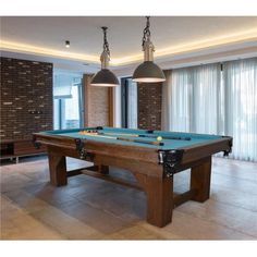 IntroducingourBungalowAshWoodSlateTopPoolTablefromAFDHome,distributorsofhandcarvedandhandfinishedrecreationsofelegantPoolTables.TheAmericanBungalowdesignoffersanimpressivegamingtable.Itsmassivelargescaleiscraftedusing100percentKilimDriedSolidAshwoodaperfectspeciesofwoodforthisdesignwithagrainandhardnessverysimilartothatofAmericanOak.The100percentHardwoodConstructionisroughlyhewnwithcrosscuttechniquesofferingaqualityappearanceandversatiledesignforafittingplacementinanUrban, Pool Table Dimensions, Elegant Pool, Pool Table Design, American Bungalow, Pool Table Slate, Wood Lumber, Solid Wood Design, Pool Tables, Gaming Table