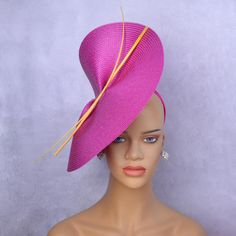 Hello!Welcome to our shop of  365daysCreations product information: Season:All Season Gender:Female Occasion:Party,Wedding,Melbourne cup,Kentucky Derby Material:PP straw,ostrich spines With 1.2cm satin headband at the back Color:fuchsia,yellow Fitted Cloche Straw Hat For Party, Royal Ascot Party Straw Hat With Wide Brim, Summer Races Costume Hats With Structured Crown, Formal Summer Costume Hats And Headpieces With Curved Brim, Straw Hat For Royal Ascot Party With Short Brim, Party Straw Hat For Royal Ascot With Short Brim, Straw Party Hat For Royal Ascot With Short Brim, Curved Brim Straw Hat For Royal Ascot Party, Mini Hat With Short Brim For Kentucky Derby