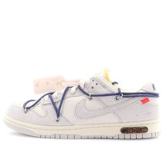 Nike OFF-WHITE x Dunk Low The 50 NO.18 DJ0950-112 sneakmarks Dunk Low Off White, Nike Dunks Off White, Nike Rubber Dunk X Off White, Off White X Nike Dunk Low, Off-white X Dunk Low 'lot 09 Of 50', Off White Dunk, Nike Dunk Low Off White, Dunk Low Nike, Limited Edition Shoes