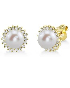 These beautiful pearl earrings feature two lustrous AAAA quality 7mm white Freshwater pearls, imported directly from the pearl farms of China. The pearls are mounted on 14K gold with dazzling SI clarity diamonds.
These earrings can be customized to your specifications by choosing from the options on the right. Round Pearl Clip-on Earrings For Anniversary, Pearl Drop Earrings For Anniversary, White Akoya Pearl Earrings With Prong Setting, Fine Jewelry Round Pearl Earrings With Pearl Charm, Round Pearl Charm Earrings, Fine Jewelry, Fine Jewelry Pearl White Pearl Earrings For Anniversary, Formal Round Pearl Earrings With Pearl Charm, Pearl Anniversary Earrings, Fine Jewelry Pearl White Pearl Earrings