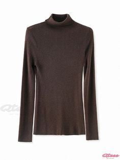 Qteee - Premium Winter Knitwear: Island Precision Needle Lambswool Baselayer Sweater Brown Long Sleeve Turtleneck For Work, Brown Long Sleeve Turtleneck For Fall, Brown Fine Knit Turtleneck For Winter, Winter Brown Fine Knit Turtleneck, Winter Fine Knit Long Sleeve Turtleneck, Winter Long Sleeve Fine Knit Turtleneck, Winter Layering Fine Knit Top, Winter Fine Knit Top For Layering, Casual Brown Stretch Turtleneck