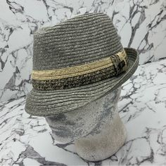 Brand New W/Tags Bailey Of Hollywood Amazing Hat Design Material: 100% Paper Shape: Fedora Made In Usa 100% Genuine Panama Teardrop Crown Gray Short Brim Fedora For Spring, Adjustable Gray Fedora For Summer, Casual Gray Fedora For Summer, Casual Gray Summer Fedora, Gray Fedora With Curved Brim For Summer, Luxury Brown Panama Hat For Men, Luxury Brown Men's Hats, Bailey Of Hollywood Hat, Brown Vintage Fedora