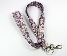 This cute lanyard has beautiful purple gold flowers. It is perfect for any occasion.You can leave me a convoy if you need a different size.You can have a wardrobe of lanyard to match your outfit. This lanyard is made of soft 100% cotton fabric to give a comfortable feel around your neck. This lanyard is easy to take care. You can spot clean and throw in a washer and hang dry. If you want you can iron and it is ready to use. These lanyards are perfect if you have metal allergy. Each of these lany Adjustable Purple Badge Holders As Gift, Cute Lanyard, Cute Lanyards, Fabric Lanyard, Flowers Fabric, Have Metal, Badge Holder, Gold Flowers, Badge Holders Lanyard