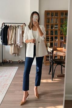 Spring Style Outfits, Smart Business Casual, Smart Casual Office, Casual Work Outfits Women, Office Wear Women