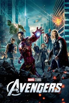 the avengers movie poster with many characters