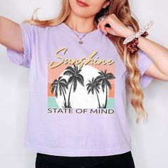 Looking for a cute versatile top to wear? Make sure to grab one of our Graphic Tees! This soft and comfortable graphic Tee is the perfect top for any outfit. It can be paired with biker shorts, jeans, or even a simple skirt/dress! This Tee is true-to-size, so be sure to order your regular t-shirt size! If you are looking for a more oversized look, make sure to size up! Purple Relaxed Fit Slogan Top, Trendy Purple Tops With Letter Print, Trendy Purple Printed Top, Cute Purple Tops With Relaxed Fit, Purple Slogan Tops, Trendy Purple Top With Graphic Print, Casual Printed Purple Tops, Casual Purple Printed Tops, Cute Purple Top With Graphic Print