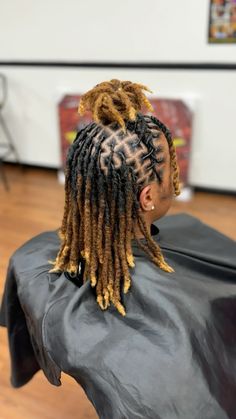 Instagram Styles Locs Black Women, Cute Loc Styles, Locs With Color, Marley Locs, Styles Locs, Men Locs, Pretty Updos, Two Strand Twist Hairstyles