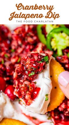 cranberry jalapeno dip is an easy appetizer that everyone will love