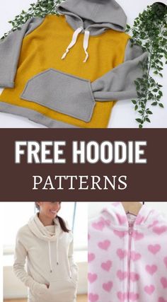 the free hoodie pattern is easy to sew and can be made in any size