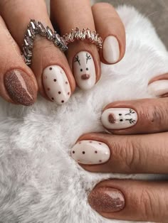 Milky Nails, Short Gel Nails, Simple Gel Nails