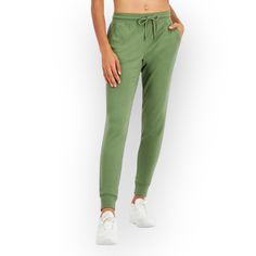 New With Tags Size Large Ideology Off Duty Olive Green Jogger Pants. Tag Says “Running Errands Or Relaxing At Home, These Pieces Are Made To Wear On Repeat”. Extra Soft And Ready To Pair With Your Favorite Sneakers! Green Sweatpants For Loungewear, Green Tapered Leg Sweatpants With Elastic Waistband, Green Relaxed Fit Tapered Leg Joggers, Green Stretch Sweatpants With Tapered Leg, Green Tapered Leg Joggers With Elastic Waistband, Green Ankle-length Loungewear Pants, Green Ankle-length Lounge Pants, Stretch Green Pants With Comfort Waistband, Green Stretch Pants With Comfort Waistband