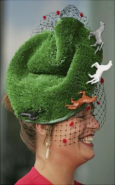 Mad Hat, Fake Grass, Women Hats Fashion