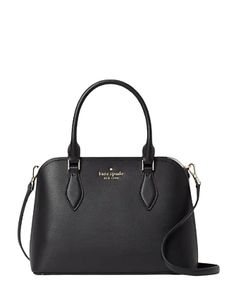 7.87"h x 10.62"w x 4.12"dhandle drop: 5"strap drop: 22"refined grain leathermetal pinmount logounlinedinterior back slip pocketdrop in top zip closurestyle # wkr00438Color: Black Kate Spade Black Leather Satchel, Kate Spade Black Everyday Satchel, Kate Spade Black Satchel For Everyday, Everyday Black Kate Spade Satchel, Kate Spade Purse Black, Kate Spade Satchel, Kate Spade Crossbody Purse, Black Satchel, Black Crossbody Purse