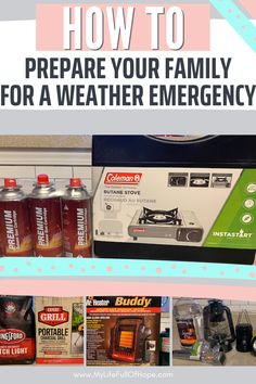 How To Prepare for Weather Emergencies | For Your Family Emergency Car Kit, Emergency Preparedness Food Storage, Emergency Preparedness Kit