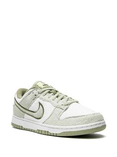 Nike Dunk Low SE "Honeydew" Sneakers - Farfetch Nike Honeydew, Sneakers Green, Trendy Shoes Sneakers, Swoosh Logo, Nike Dunk Low, Honeydew, Dunk Low, Trendy Shoes, Nike Dunk